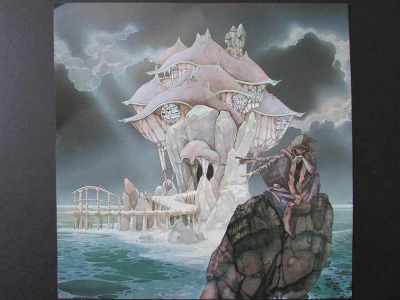 Greenslade Cactus Choir Album Cover Art Print 1970/'s Jade Sea Lair Book Plate fantasy artwork by Roger Dean for framing 11 34 X 12