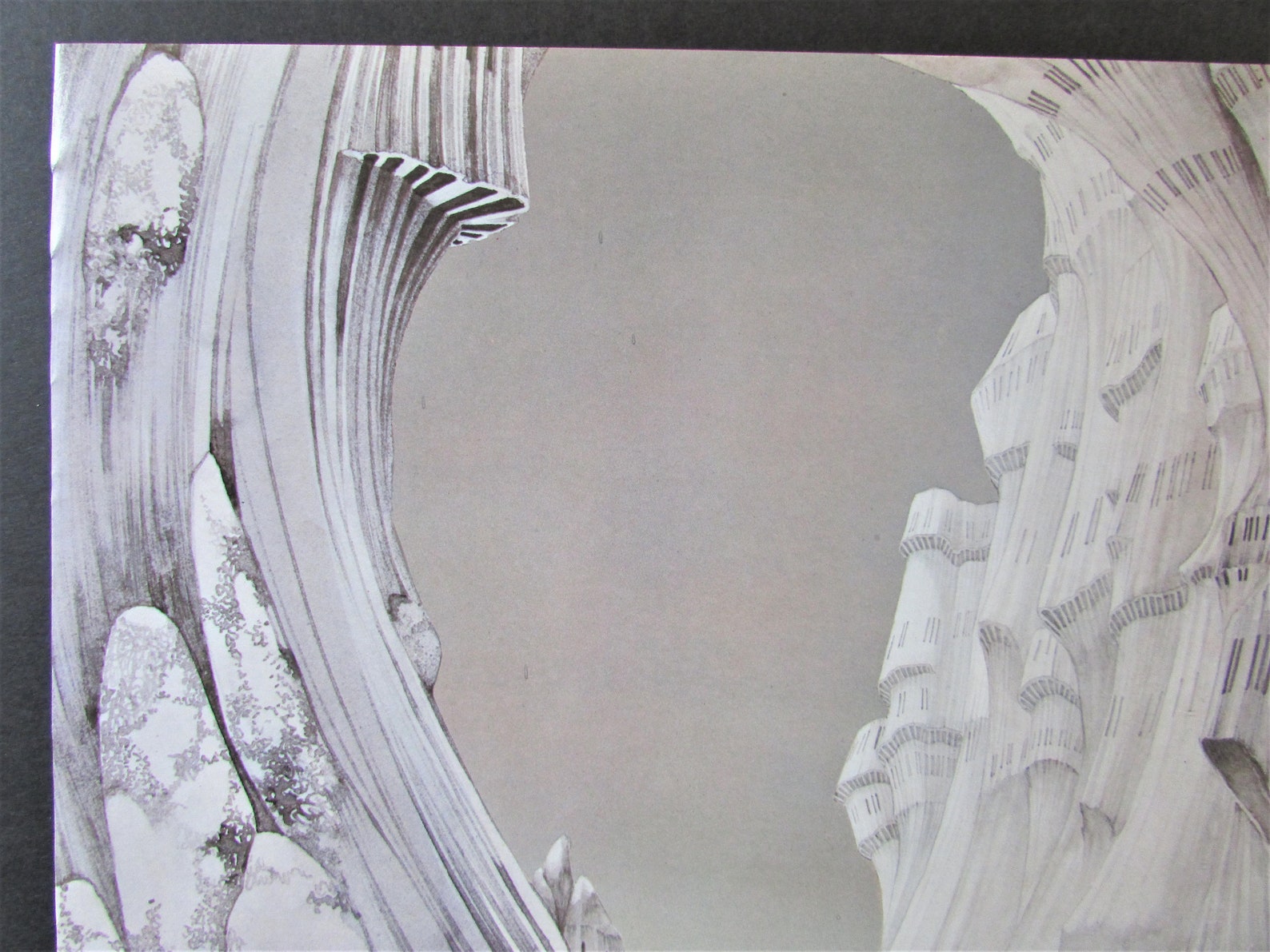 Yes Relayer Album Cover Art Print/ 1970s Watercolor Book Plate Etsy