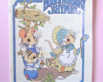 Gloria & Pat THE MERRY MOUSE BOOK OF FAVORITE POEMS Cross Stitch Pattern  Book