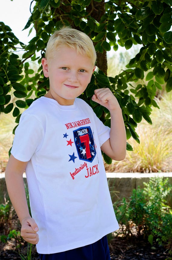 american ninja warrior t shirt youth