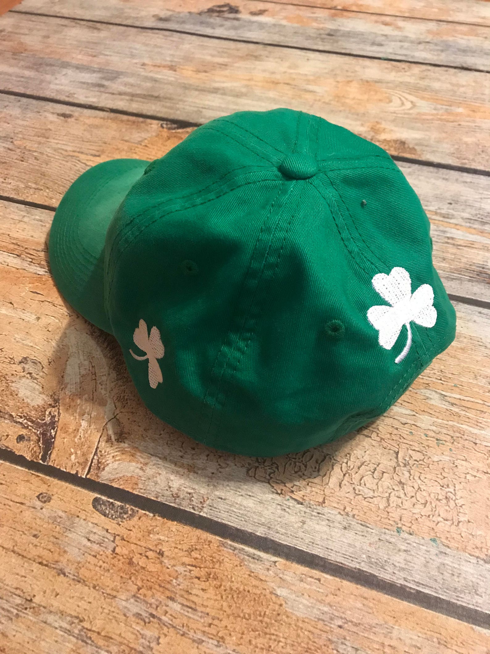 Personalized St. Pats Hat Monogrammed Hat With Shamrocks St. - Etsy UK