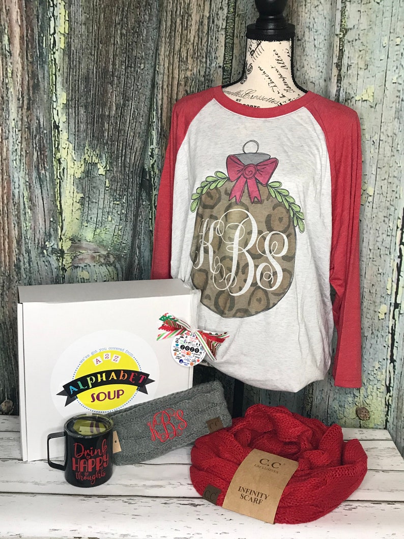 Personalized Monogram and Tshirt Subscription Box Etsy
