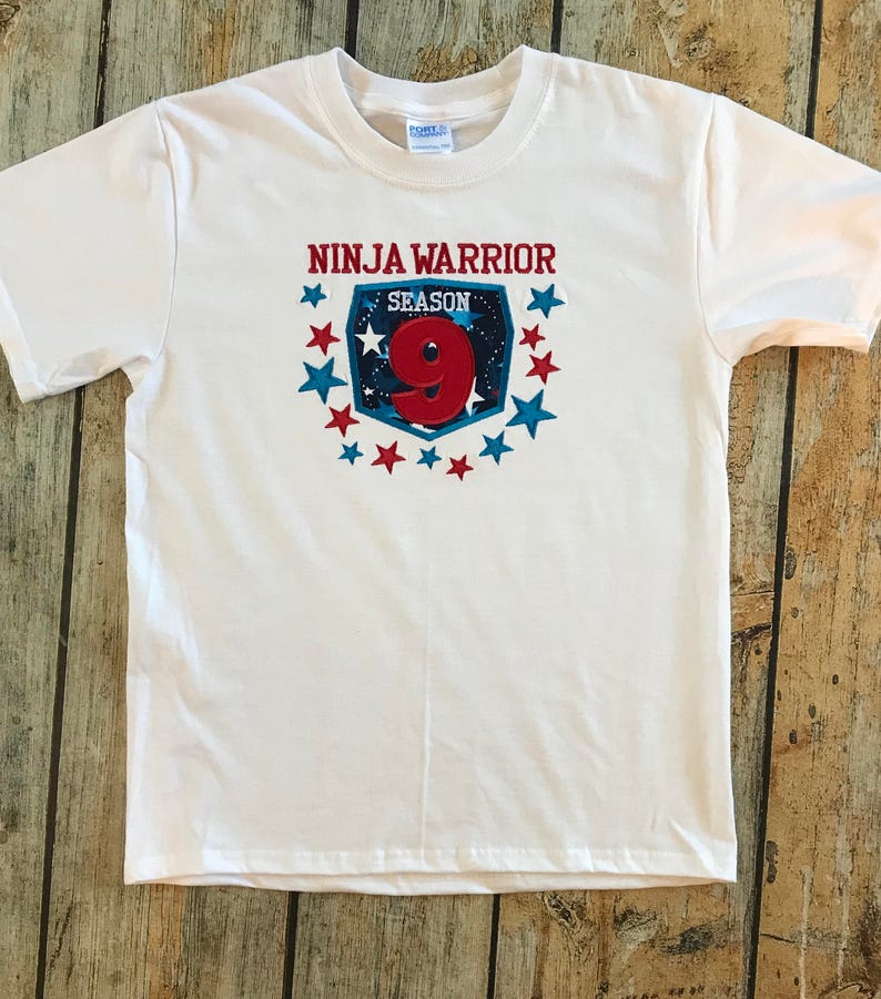 american ninja warrior tee shirts