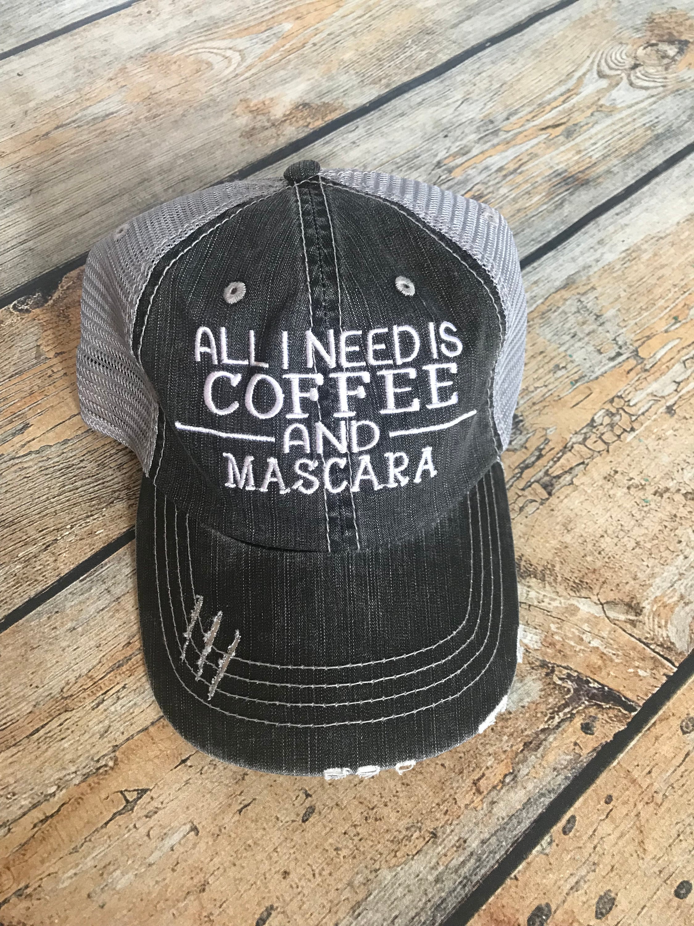 Mascara Embroidered Hats | Etsy 
