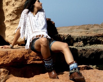 Boot covers / Boot decoration / cuff boot / boots belt / boot wrap / tribal boots / ethnic boots / Iindian boots