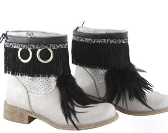 Boot covers / Boot decoration / Boot cuff / boot wrap / boot belt / Boho boots / tribal boots / ethnic boots / indian boots