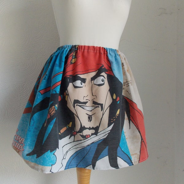 piraten of the carribean rock handgemacht aus vintage upcycled stoff one size