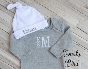Gray Baby Boy Gown