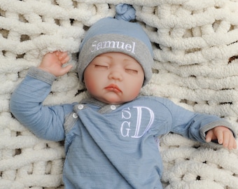 Baby Boy Coming Home Outfit Personalized