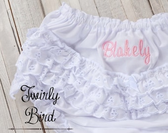 Ruffle Bloomers Personalized