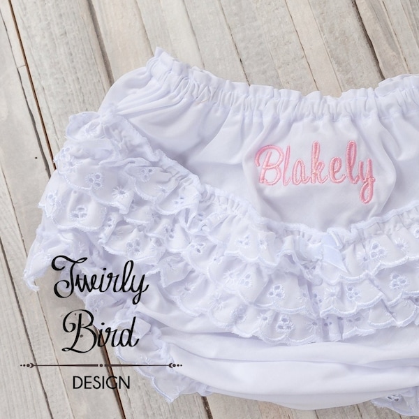 Ruffle Bloomers Personalized