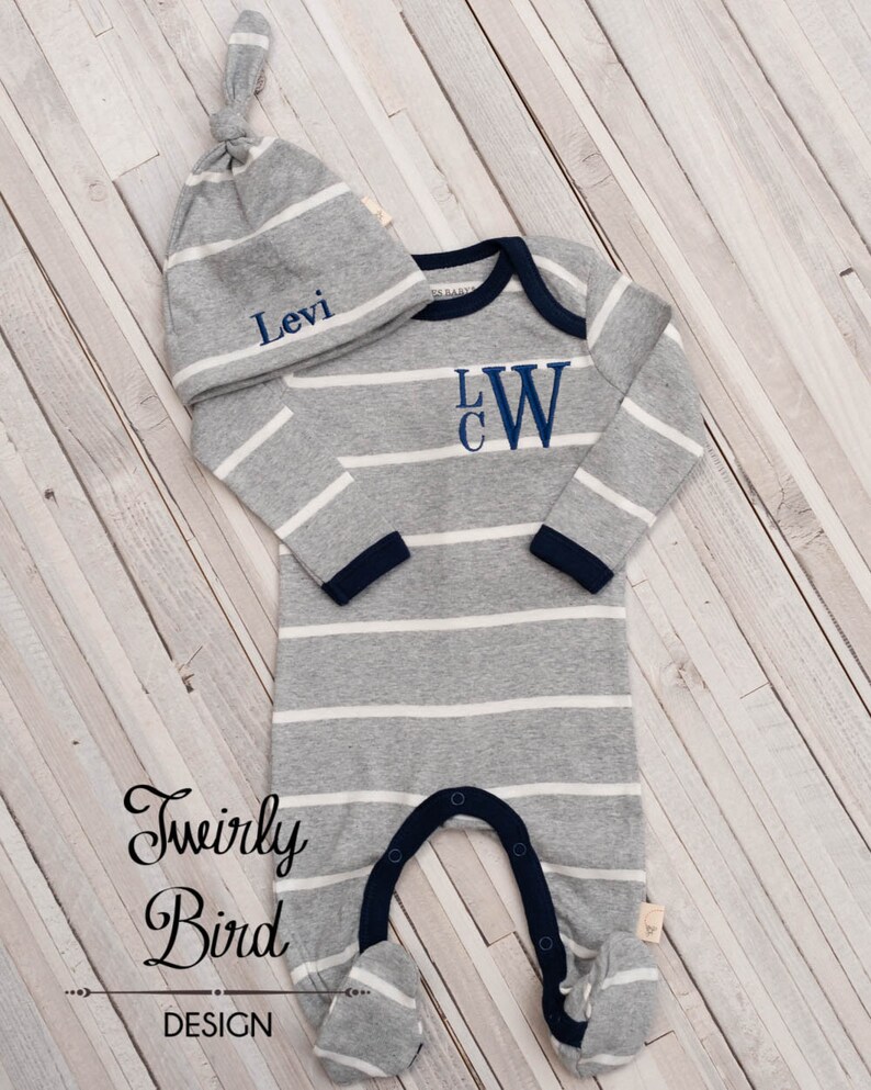 Baby Boy Coming Home Outfit Personalized Baby Organic Baby Etsy