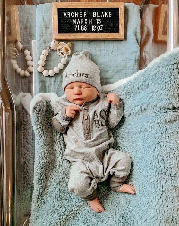 custom baby going home outfit