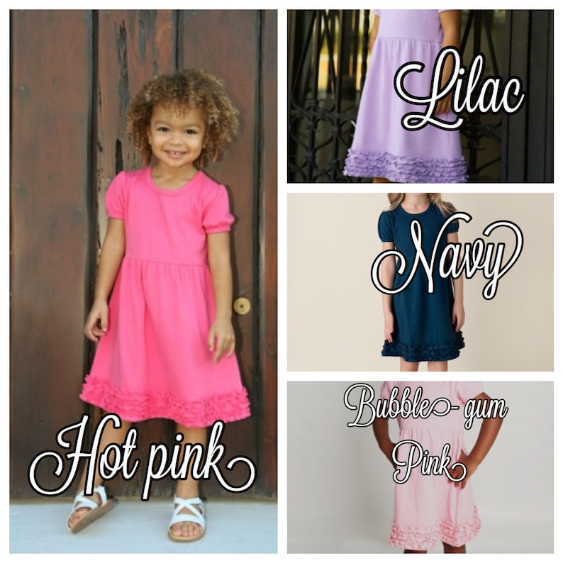 Monogrammed Dress Toddler Girls Monogram Dress Monogrammed Etsy