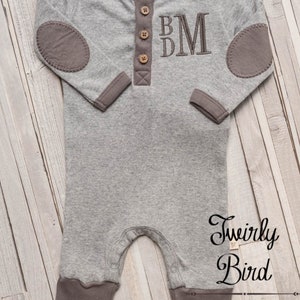 Baby Boy Coming Home Outfit Personalized, Newborn Baby Boy Outfit image 5