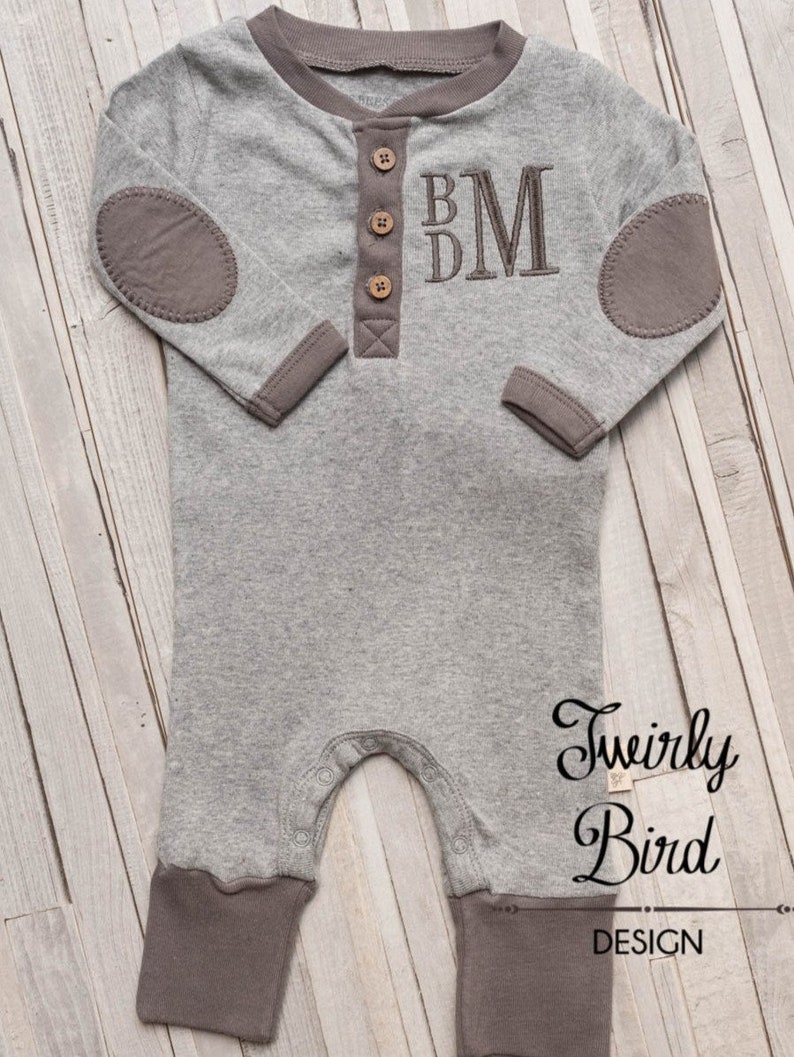 Baby Boy Coming Home Outfit Personalized, Newborn Baby Boy Outfit image 5