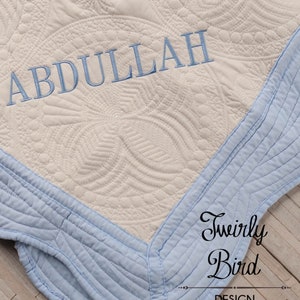 Baby Quilt Personalized