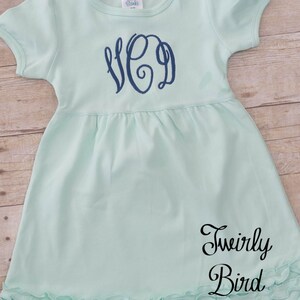 Monogrammed Dress for Girls