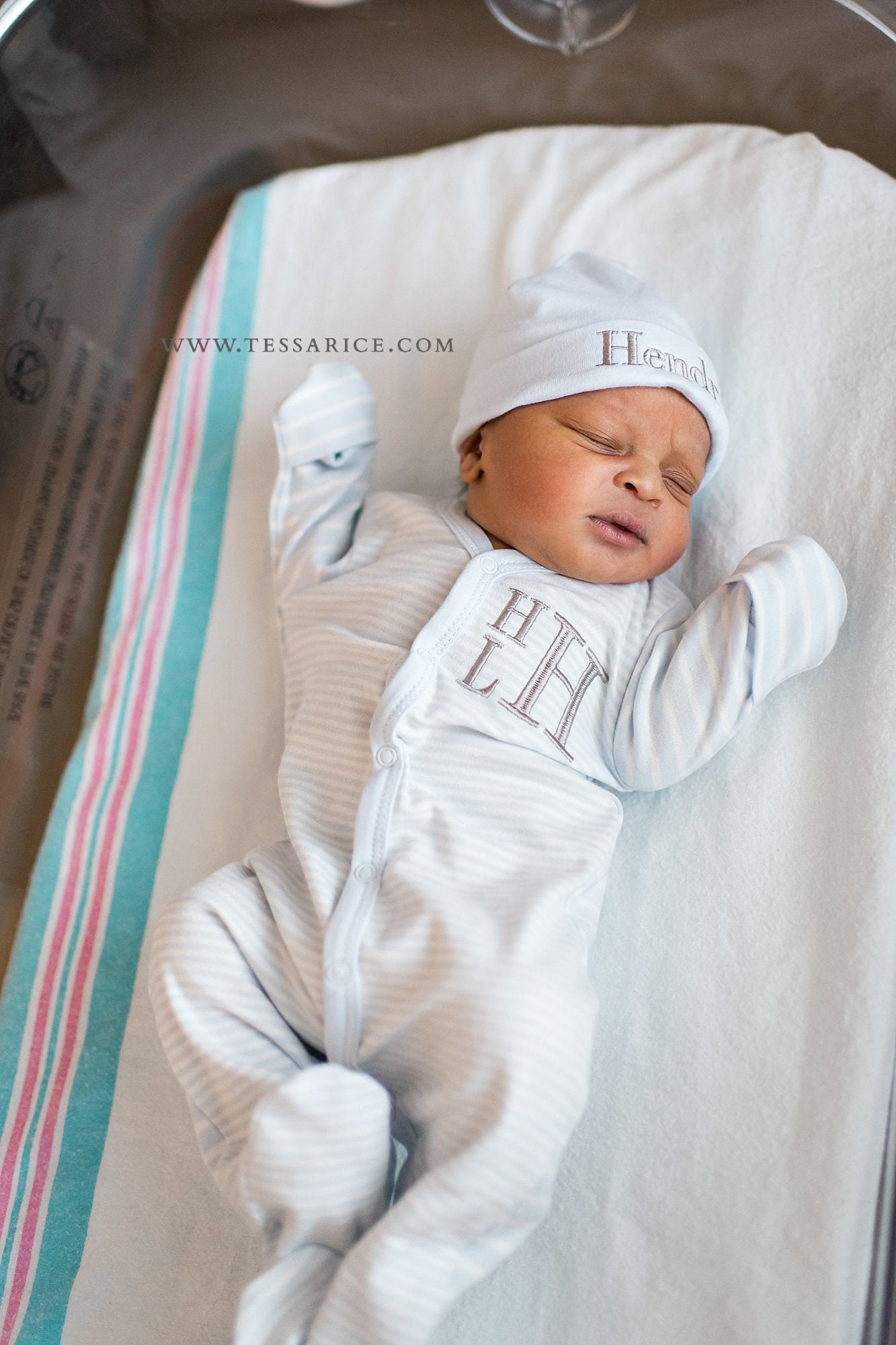 Baby Boy Blue Personalized Outfit