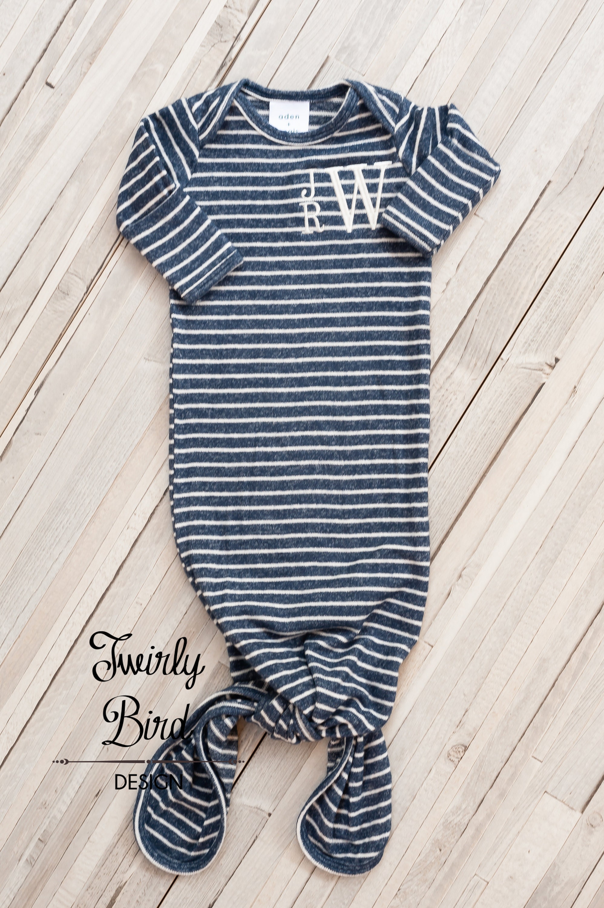 Baby Boy Gown, Newborn Boy Gown