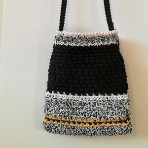 PATTERN: shoulder little bag, crossbody mini purse, shoulder strap mini purse, crocheted mini bag, little bag, crocheted little purse image 1