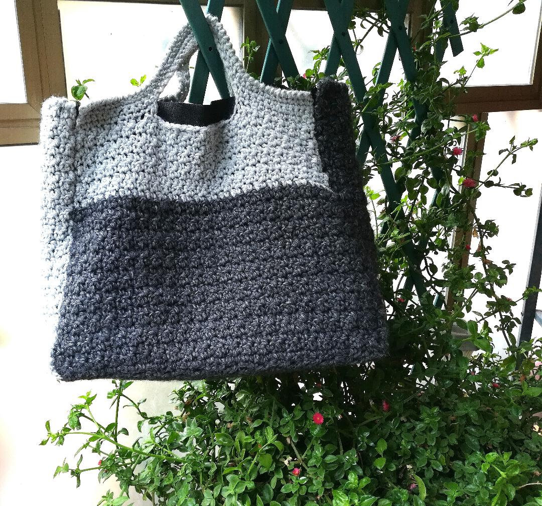 PATTERN Gray tote bag wool handbag tote bag gray wool tote Etsy