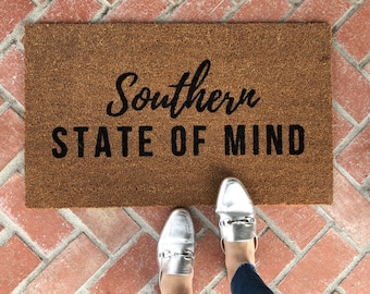 Southern Doormat, Southern Home Decor, Funny Doormat Western, Front Door Mat, Outdoor Doormats, Unique Welcome Mat for front porch