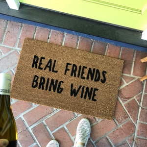 Wine Doormat, alcohol welcome mat, Wine Gifts for women, wine gifts for men, Wine Decor, funny doormat for outside, novelty door mat