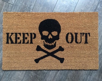 Skull Door Mat Etsy