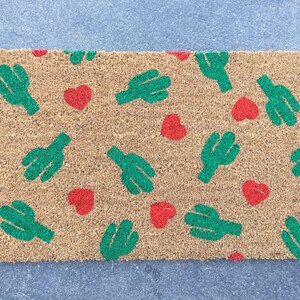 Cactus Plant Doormat / Cactus Decor / Succulent Gift / Custom Doormat / Front Door Mat / Summer Doormat / Modern Doormat / Snake Plant image 7