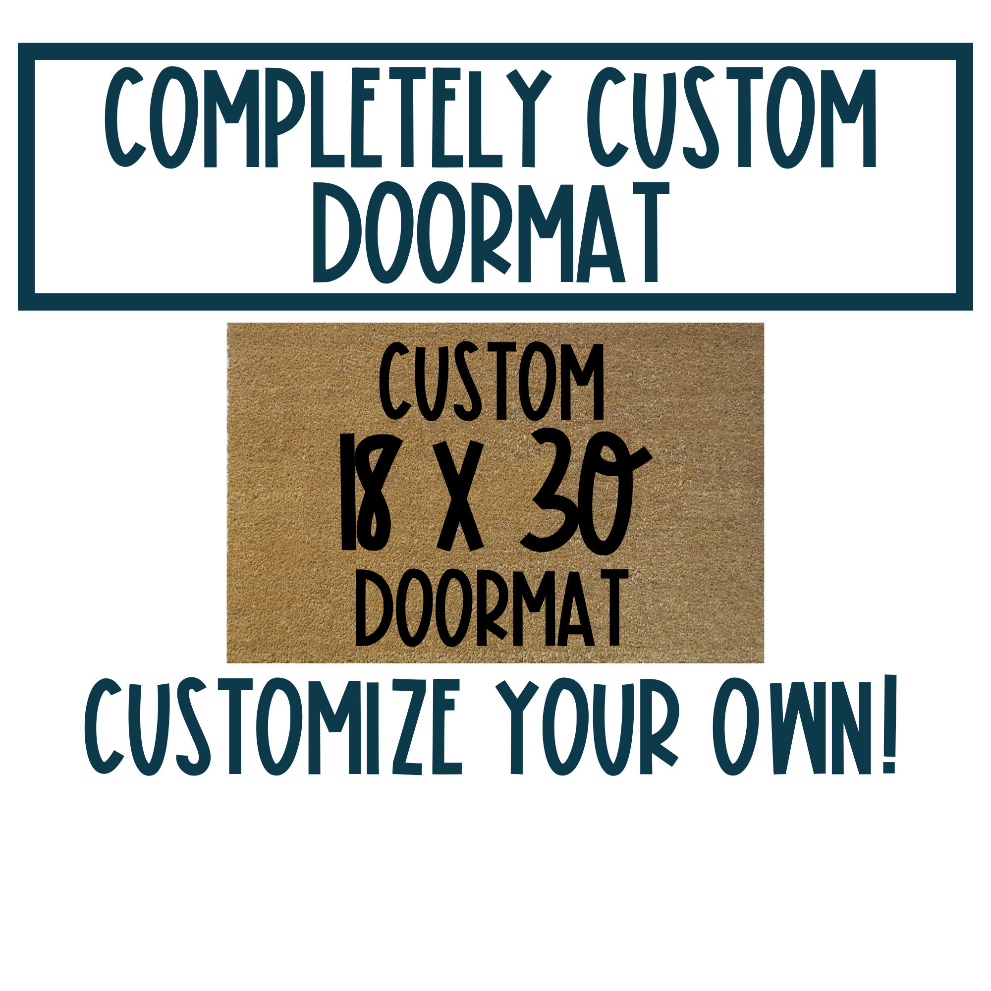 Custom Doormat Personalized Door Mat Monogram Mat Etsy Canada