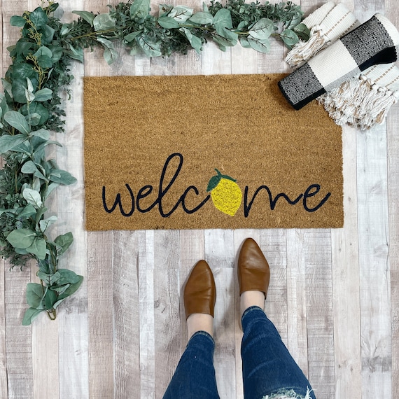 Welcome Sun Summer Doormat, Colorful Doormats