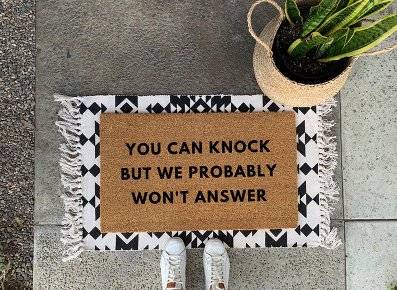 Funny Doormat / Rude Doormat / Funny Mat / Custom Etsy
