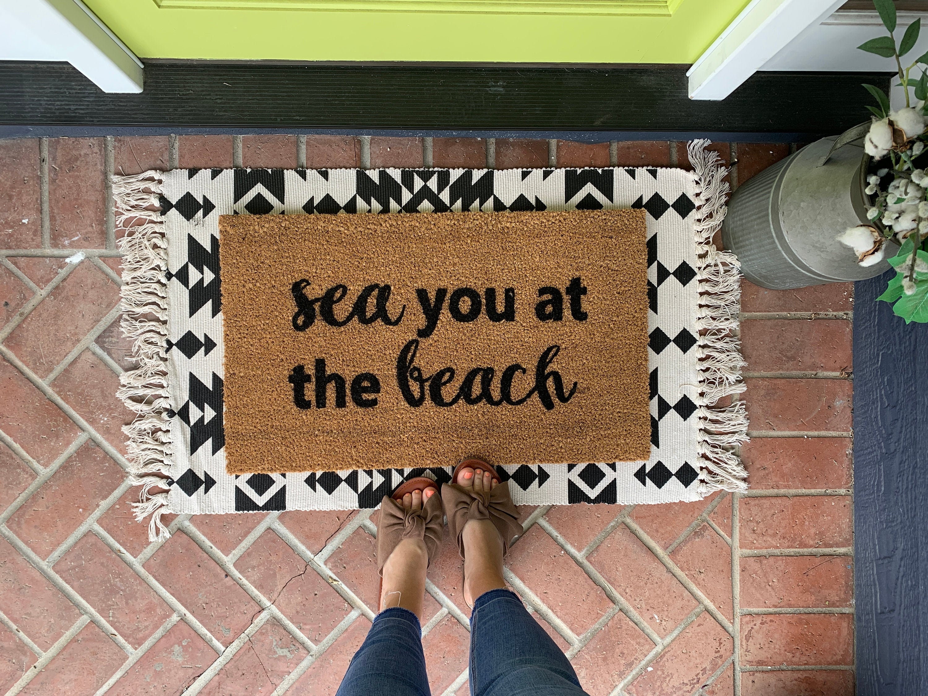 Beach House Doormat / Funny Door Mat / Custom Door Mat / Etsy