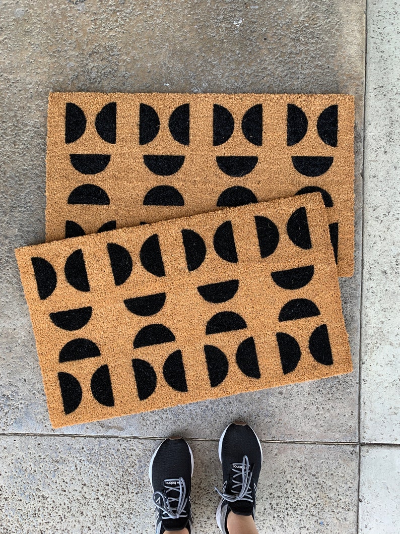 Retro Pattern Door Mat / Custom Doormat / Housewarming Doormat Etsy