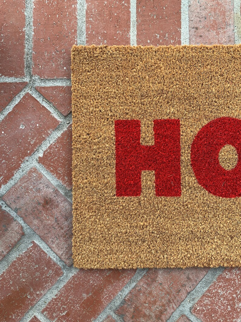Modern HOLA Doormat / Spanish Doormat / Funny Doormat / Front Etsy