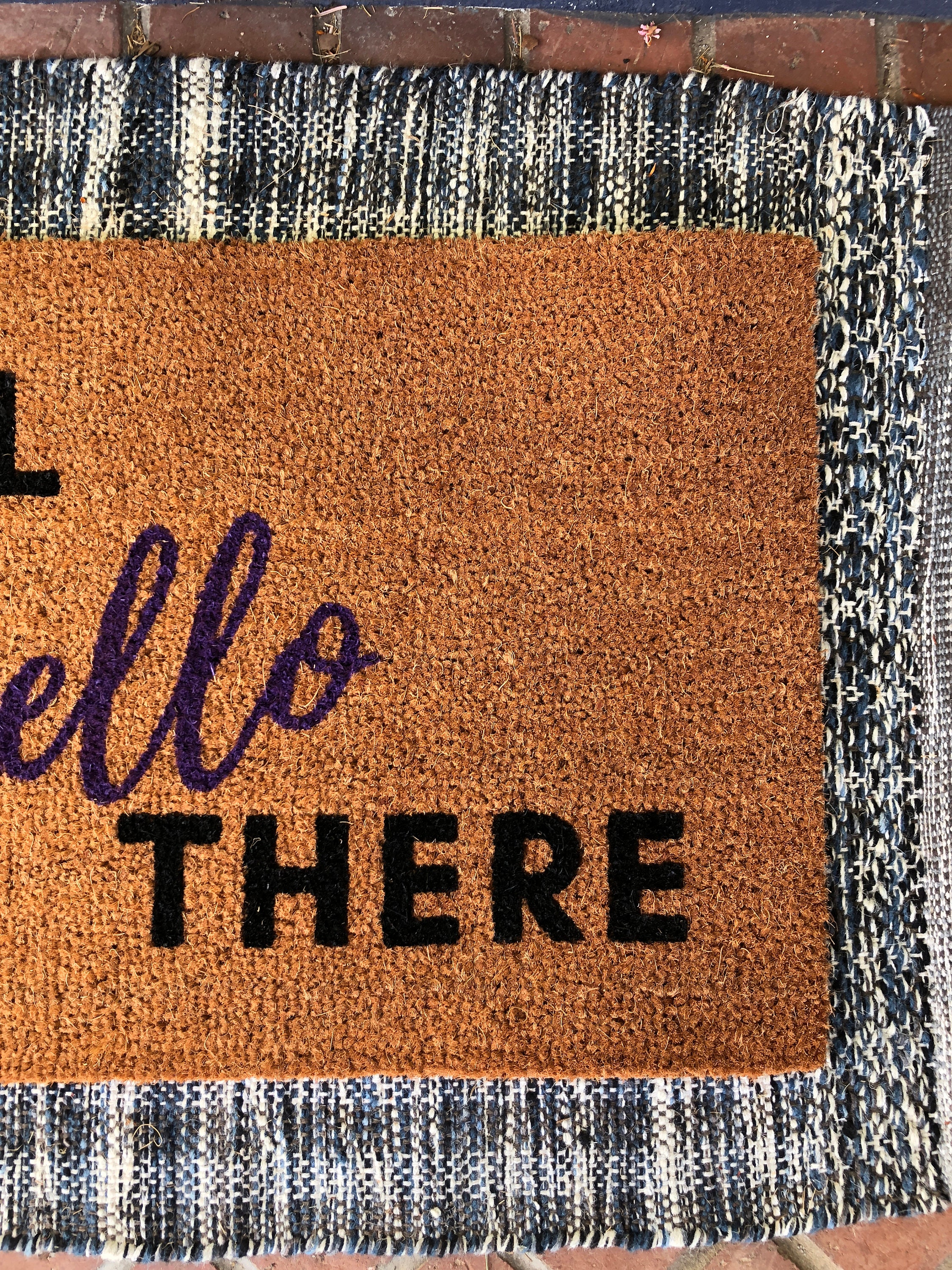 Custom Mini Doormat - Small Playhouse Doormat 12 x 24