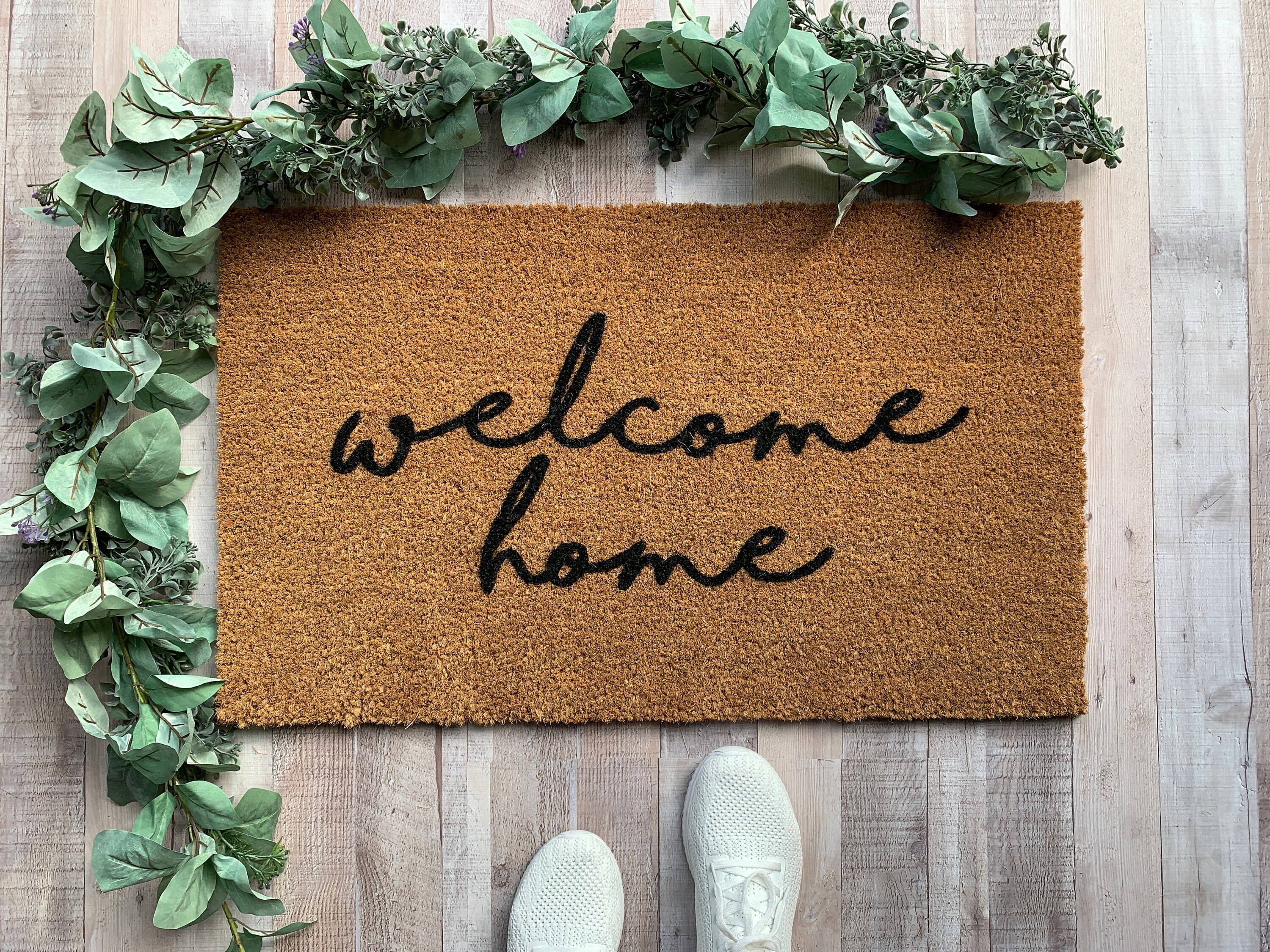 Welcome to Our Farmhouse Doormat-Housewarming Gift-Personalized Gifts-Farmhouse Home Decor-Country Living-Custom Welcome Mat-Boho