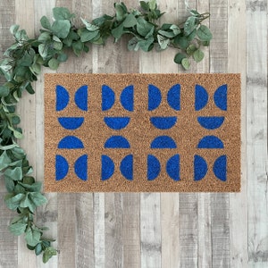 Pattern Doormat, Gift for New Home, Summer Doormat, Modern Porch Decor, Doormats Outdoor, Retro Doormat, Modern Welcome Mat, Boho Doormat
