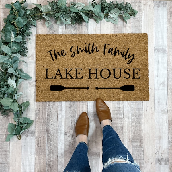 Lake House Doormat Etsy