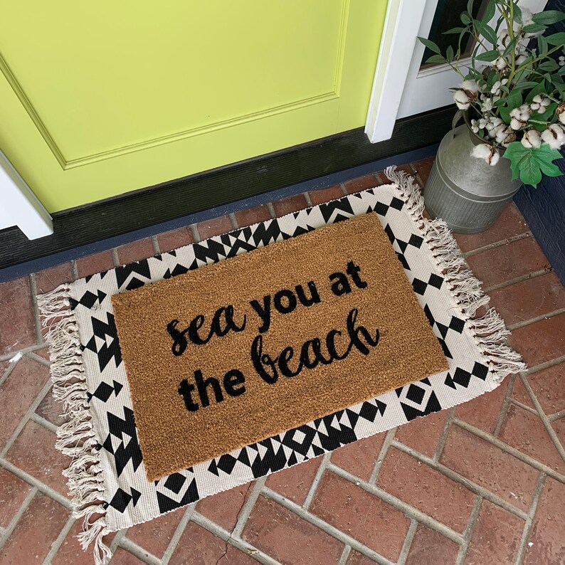Beach House Doormat Funny Door Mat Summer Doormats Doormat Etsy