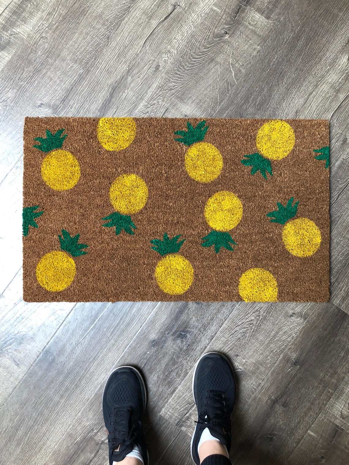 Pineapple Doormat / Summer Doormat / Personalized Door Mat / Etsy