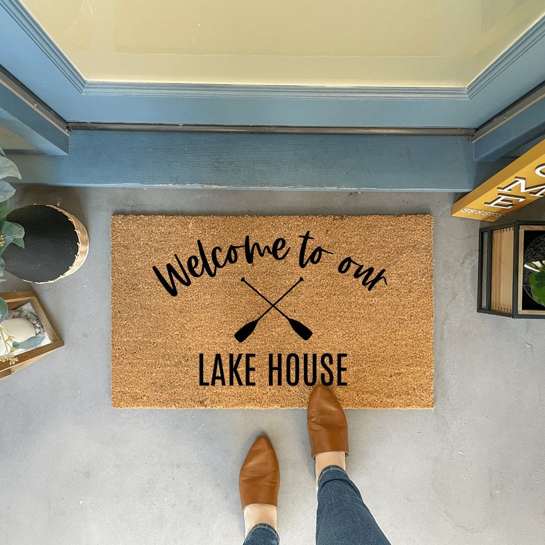 to Our Lake House Doormat, Lake Doormat, Lakehouse Decor
