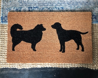 Custom Dog Doormat, Personalized Door Mat, Animal Door Mat, Front Door Mat, Gift for Dog Owner, New Home Gift for Cat Lover, Cat Sign