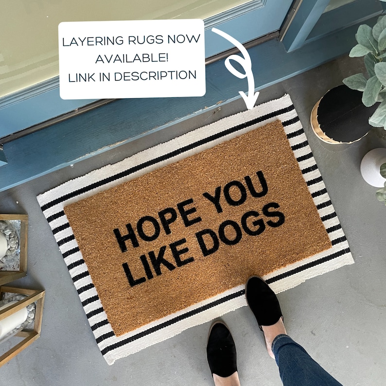 Dog Doormat Funny Dog Door Mat Cat Mat Rude Etsy