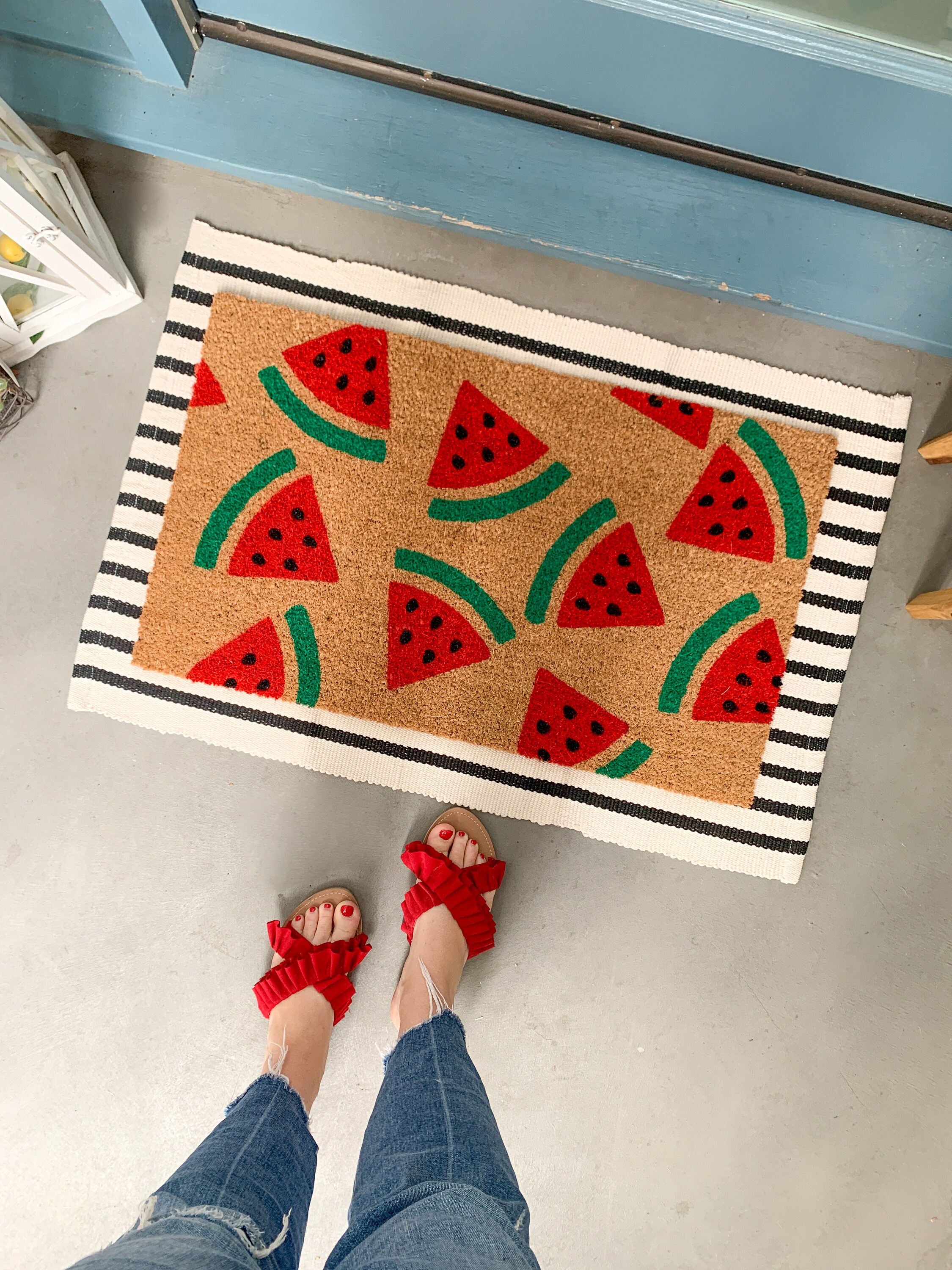 Watermelon Doormat / Custom Mat / Front Door Mat / Etsy Canada