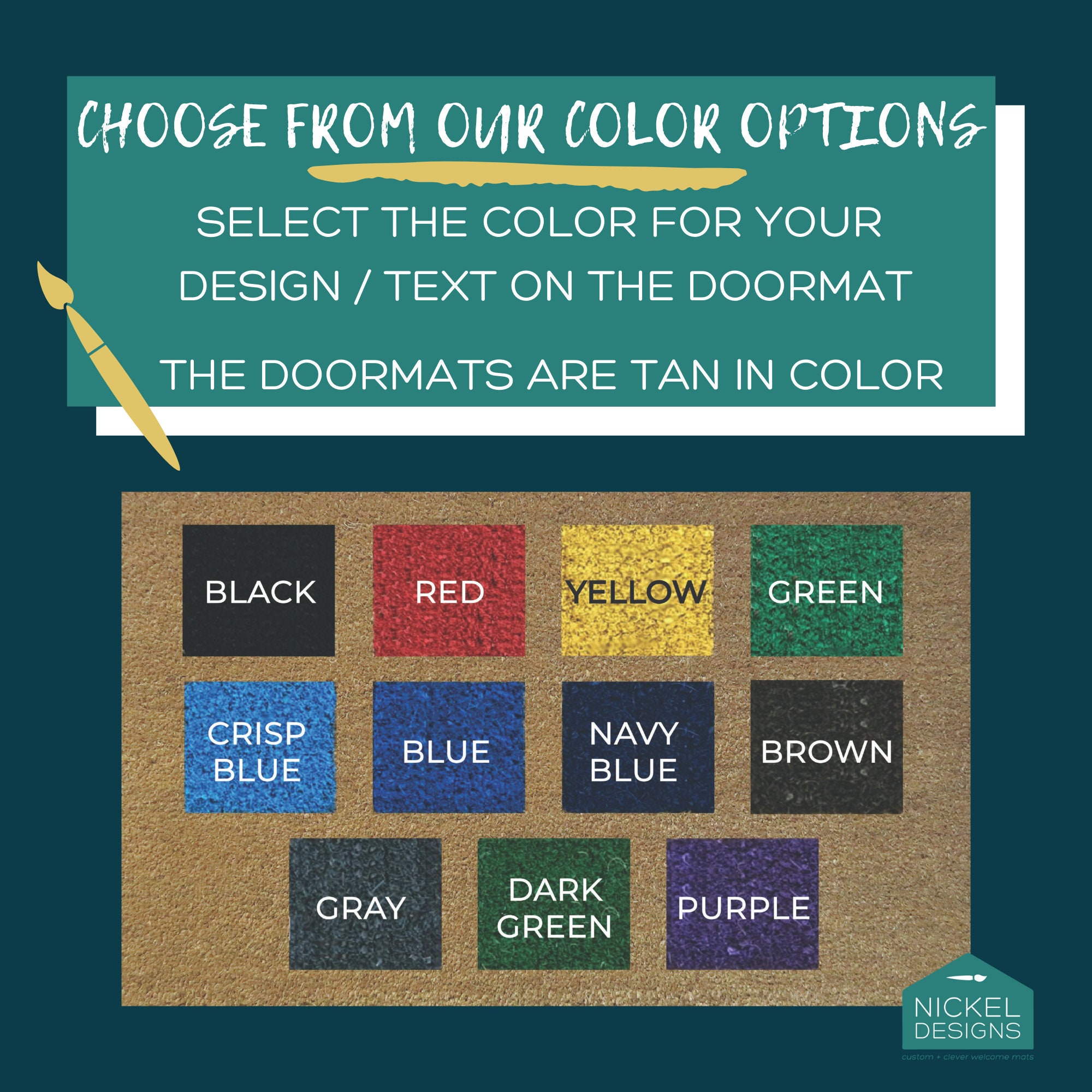 Custom Doormat Personalized Door Mat Monogram Mat Etsy Canada