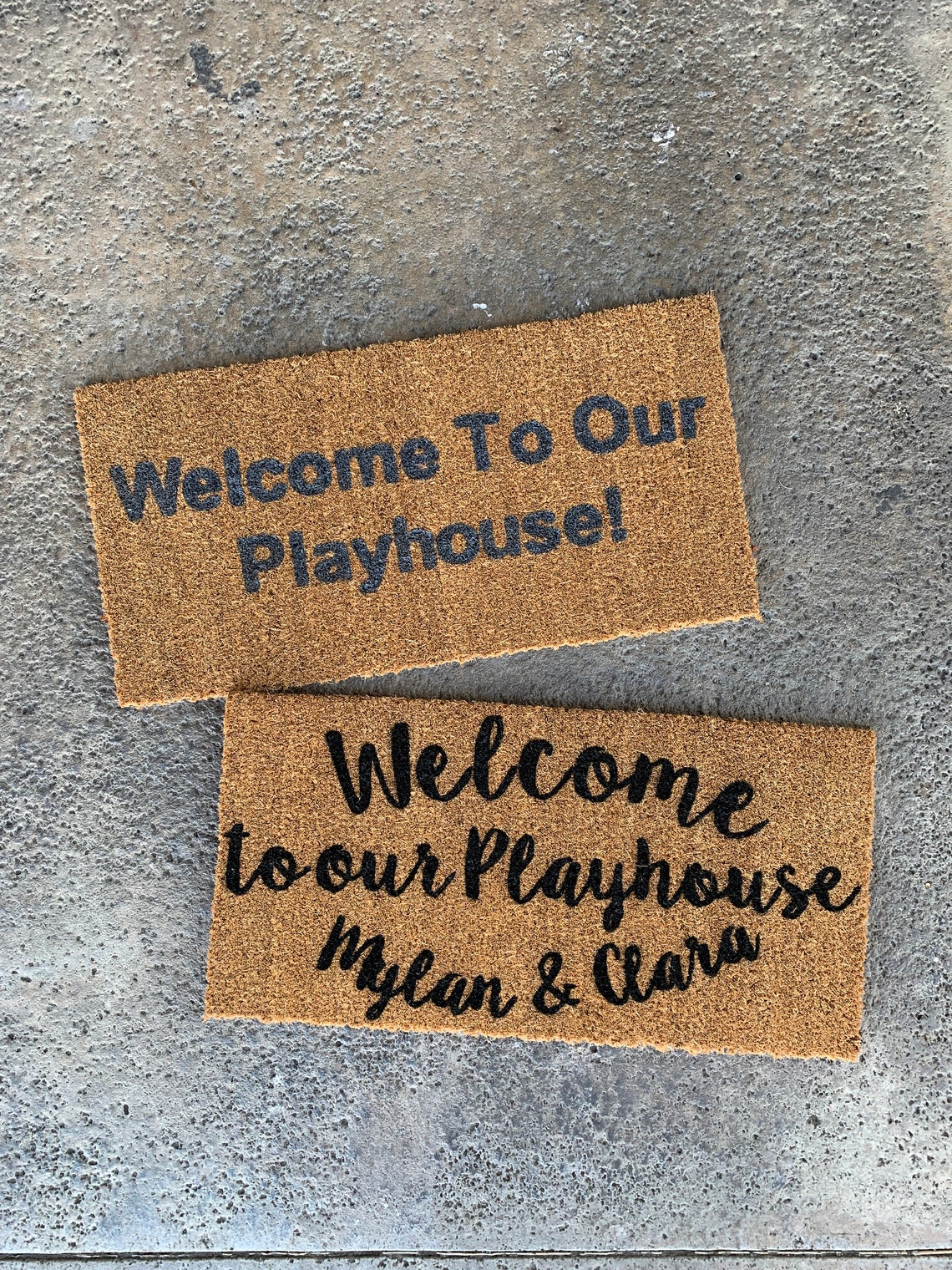 Custom Mini Doormat / 24 Inch Small Doormat / Skinny Etsy