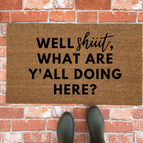 Funny Doormat / Rude Doormat / Funny Mat / Custom Etsy