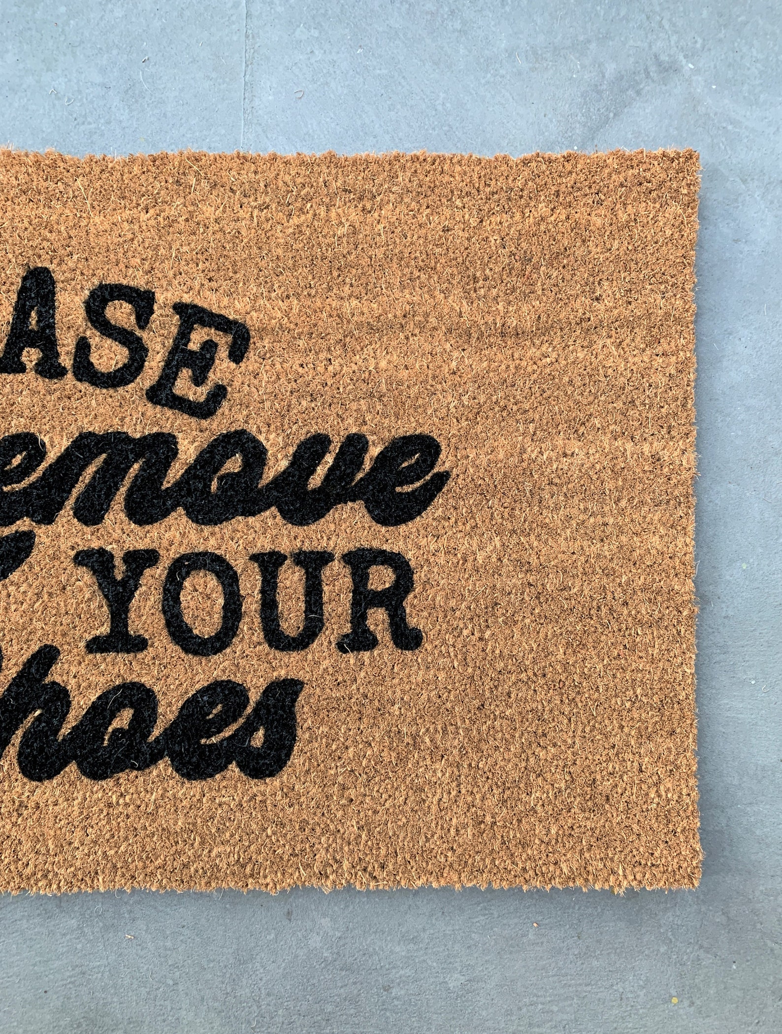 Remove Your Shoes Doormat / Funny Doormat / Custom Welcome Mat | Etsy
